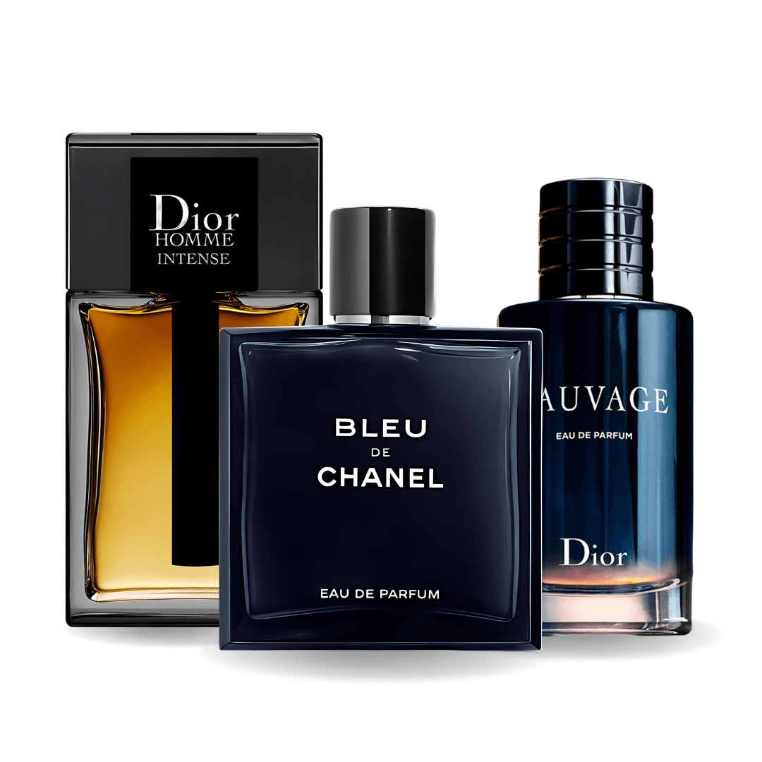 Set 3 Profumi | Sauvage · Bleu de Chanel · Dior Homme Intense