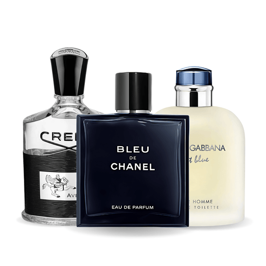 Set 3 Profumi | Bleu de Chanel · Creed Aventus · Light Blue