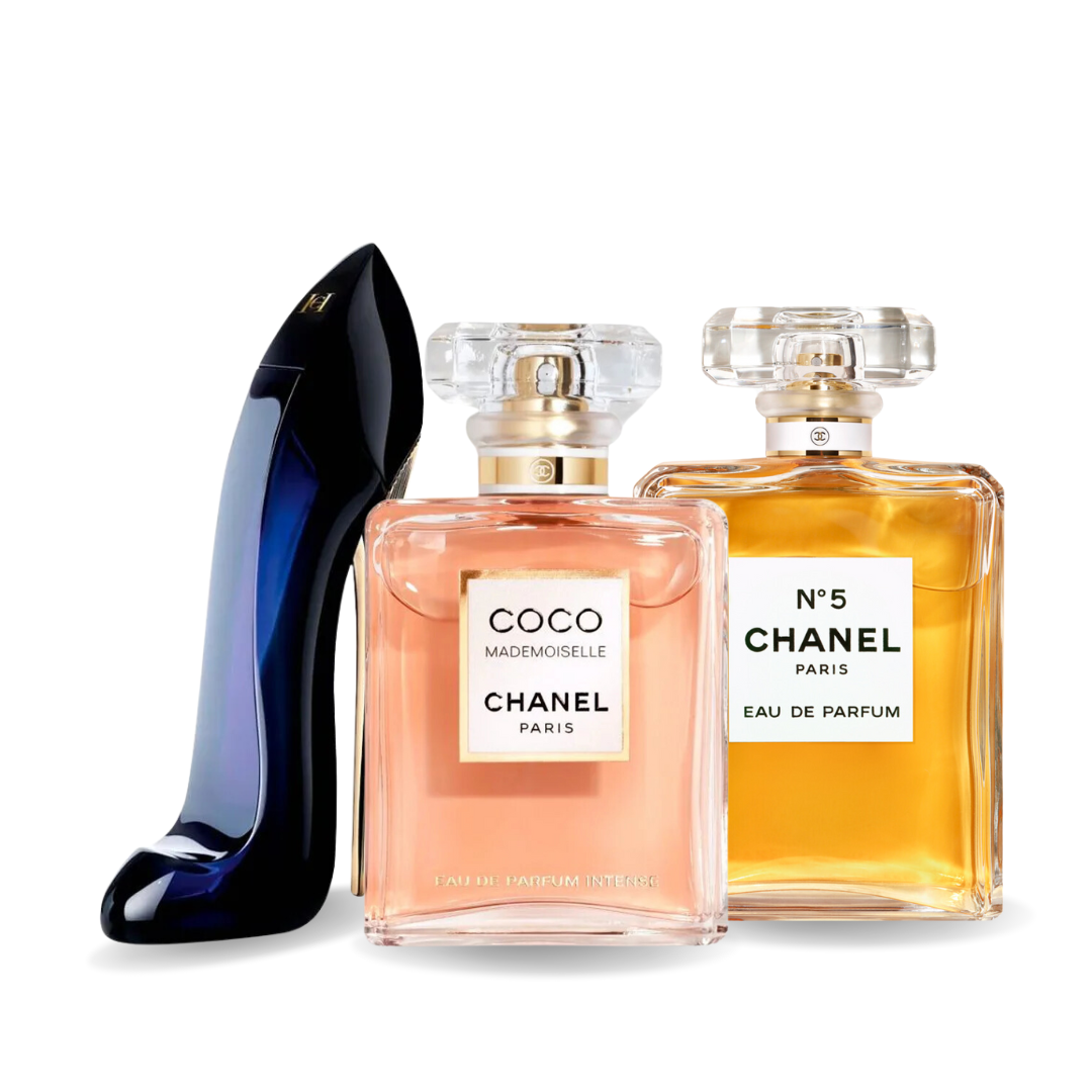 Set 3 Profumi | Good Girl · Coco Mademoiselle · Chanel N°5
