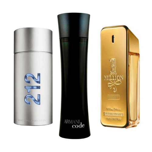 Set 3 Profumi | 212 NYC · 1 Million · Armani Code