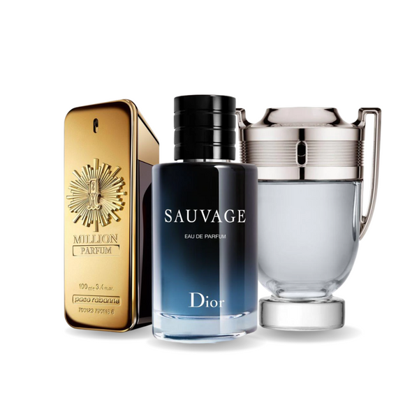 Set 3 Profumi | 1 Million · Sauvage · Invictus