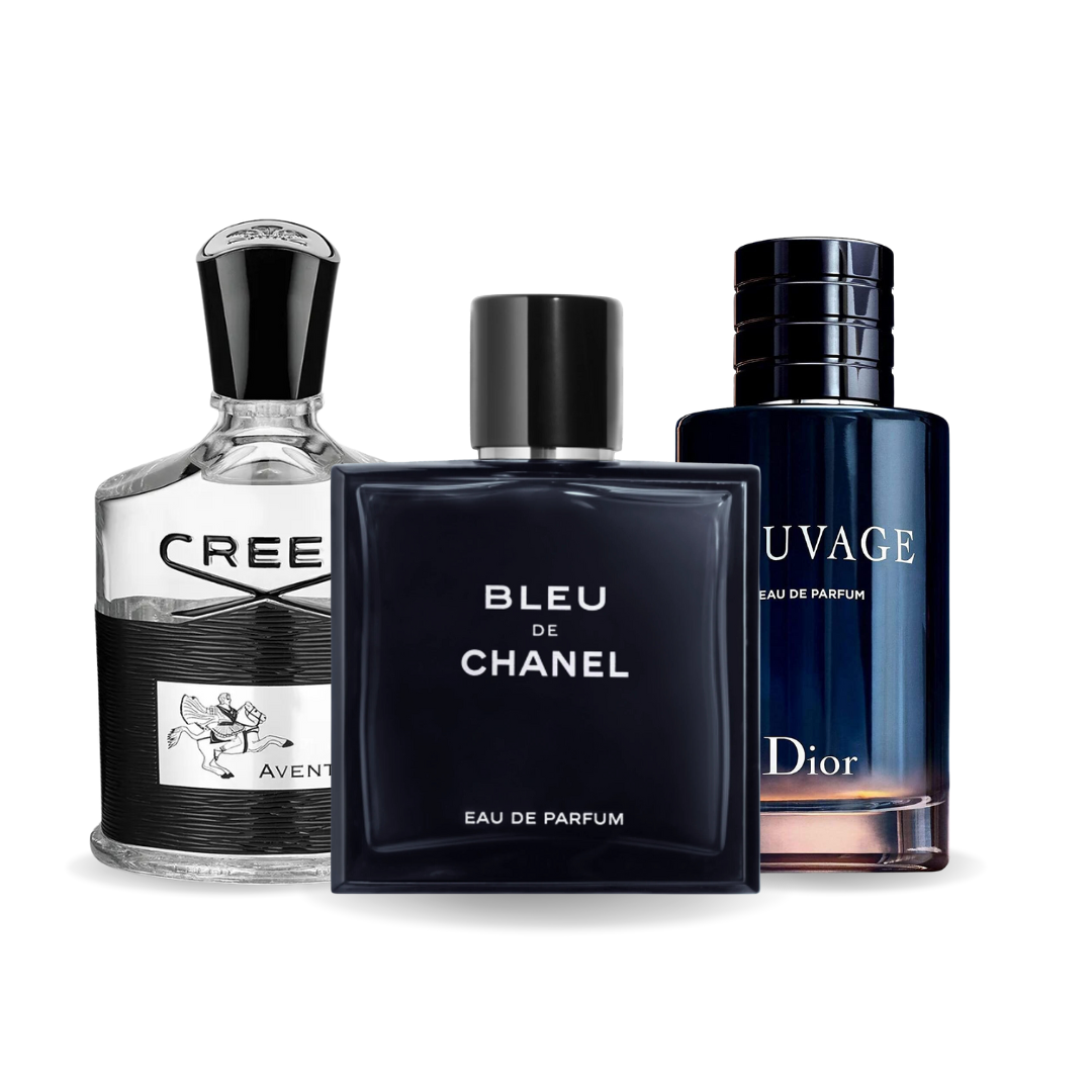 Set 3 Profumi | Creed Aventus · Bleu de Chanel · Sauvage